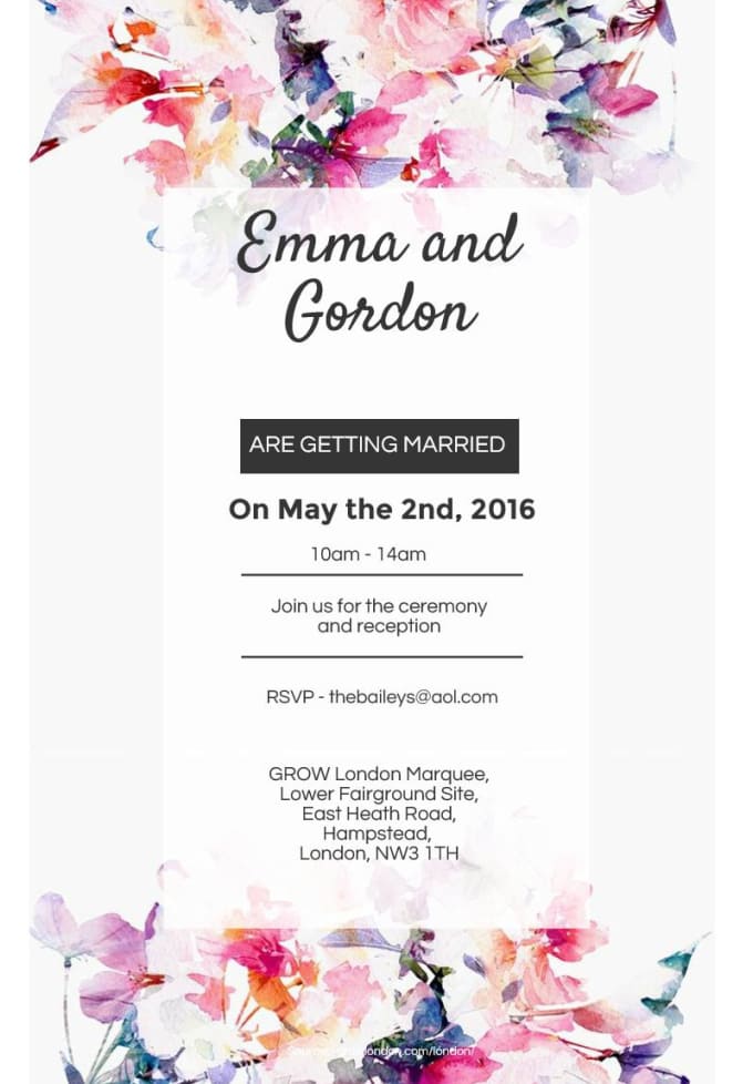 Gig Preview - Design an invitation for your event