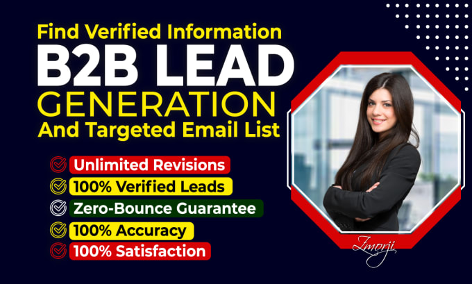 Gig Preview - Do b2b lead generation, linkedin leads, targeted leads and prospect list