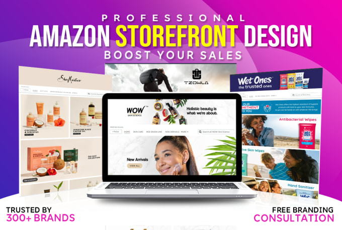 Gig Preview - Create your amazon brand store or storefront design