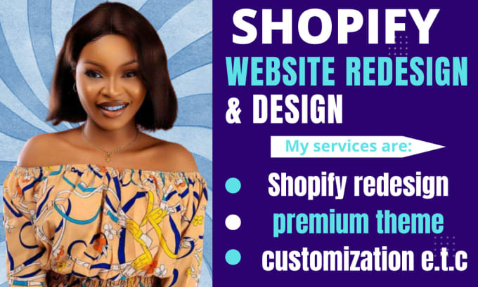 Gig Preview - Do modern shopify store redesign, redesign shopify store, shopify store redesign