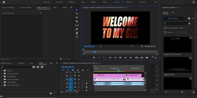 Gig Preview - Do edit your videos in premiere pro and adobe after effects