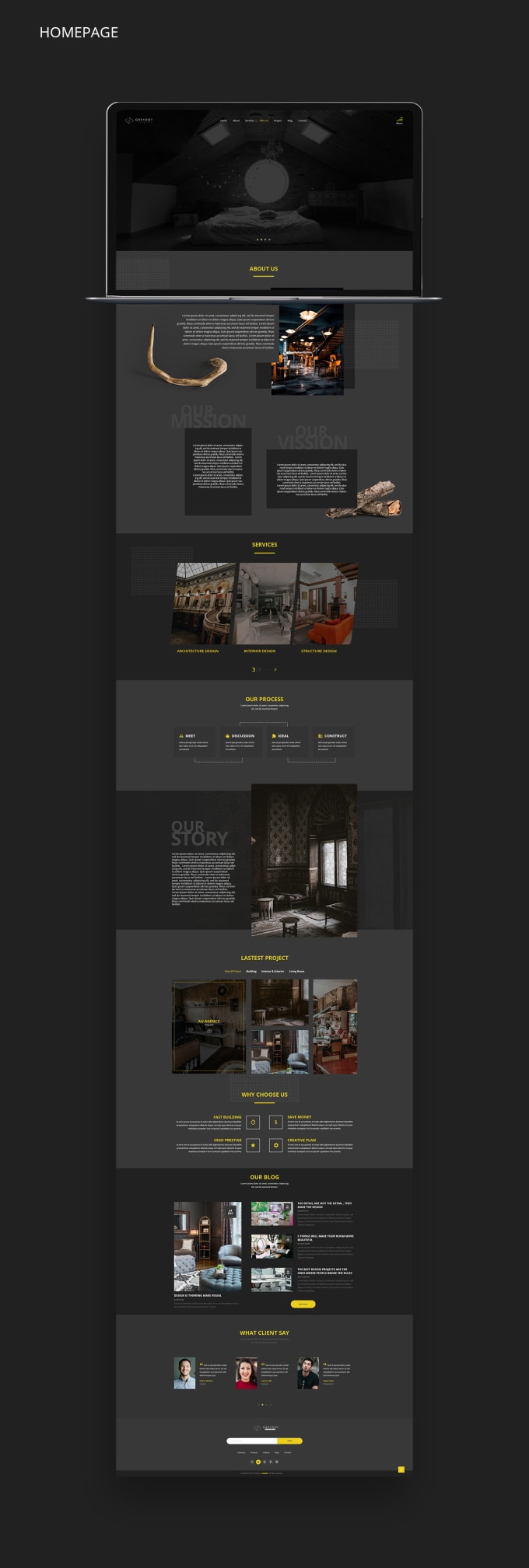 Gig Preview - Stunning design web template