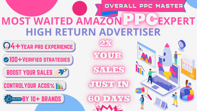 Gig Preview - Be your amazon growth manager PPC expert