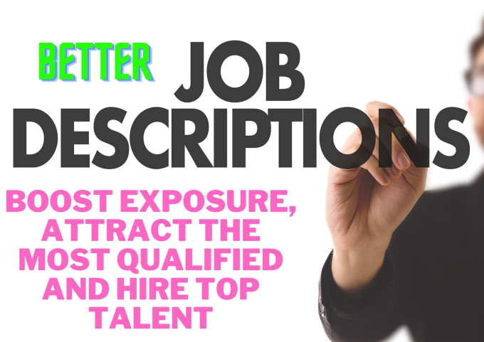 Gig Preview - Create effective job descriptions for any position to attracts the top talent