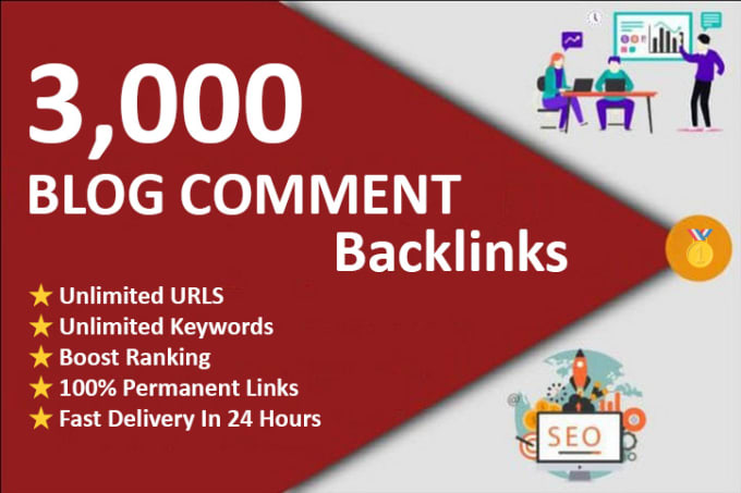 Gig Preview - Create 3,000 SEO links for your website through blog comments