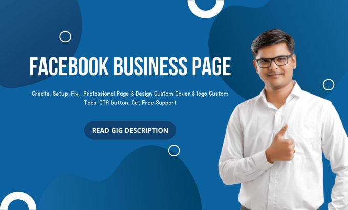 Gig Preview - Create, setup, fix,  design your facebook business page or fan page