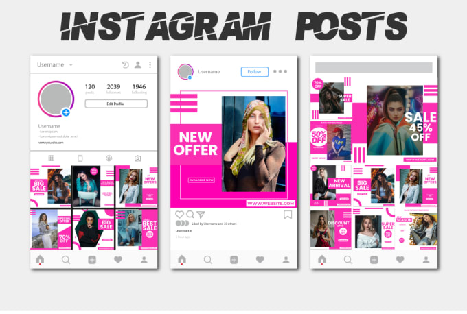 Gig Preview - Design instagram post, stories, promotion social media post