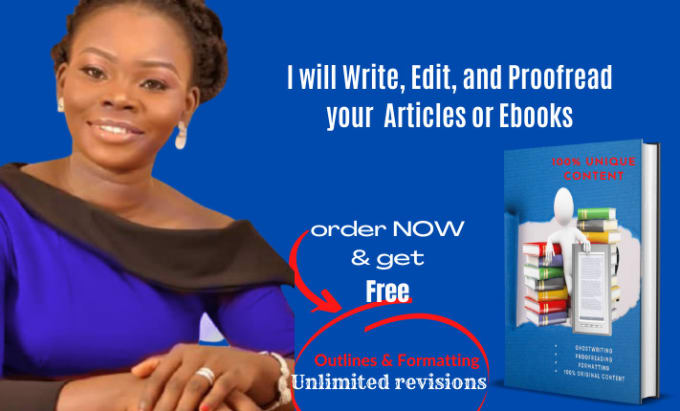 Bestseller - write, edit and proofread your articles or ebooks