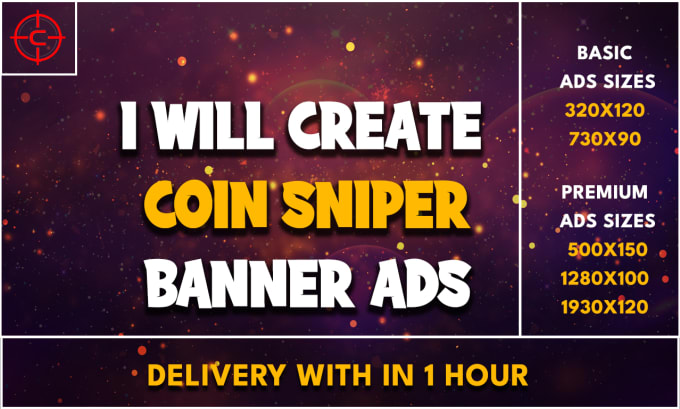 Gig Preview - Create coinsniper animated banner ads