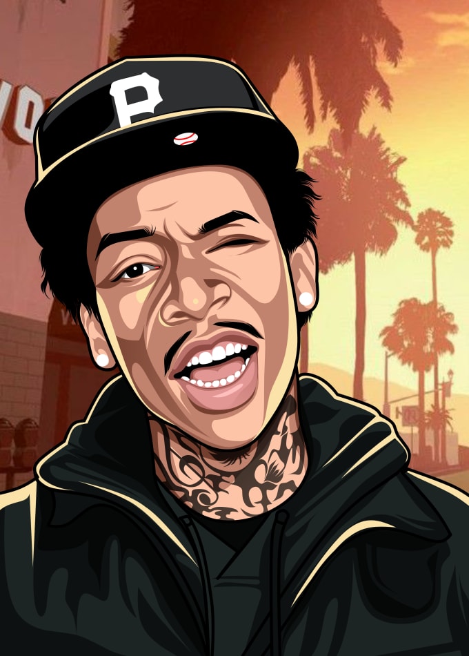 Gig Preview - Draw vector gta style cartoon from your photo