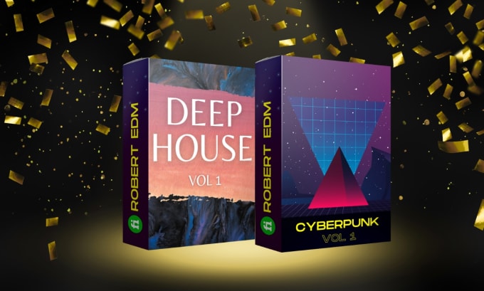 Gig Preview - Send you my deep house, cyberpunk sample packs