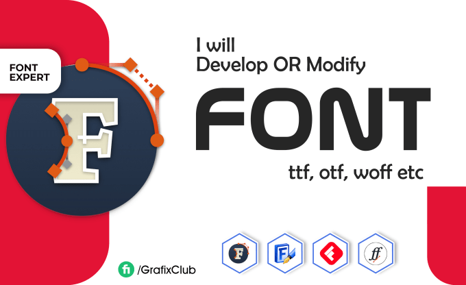 Gig Preview - Develop or modify custom font design font ttf and otf