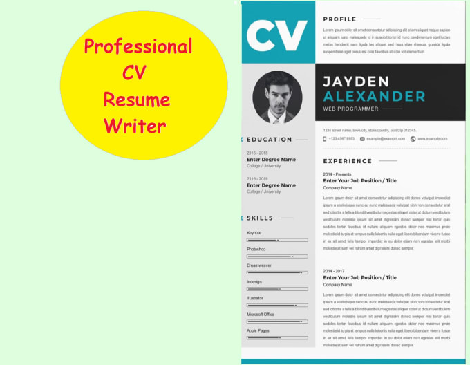 Gig Preview - Write your professional resume CV