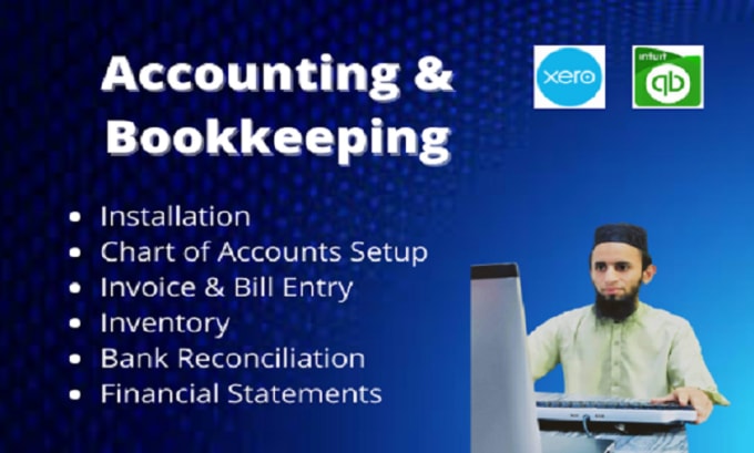 Gig Preview - Do accounting and bookkeeping using quickbooks and xero