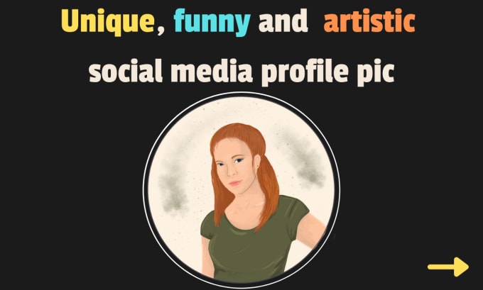 Gig Preview - Draw your social media profile picture