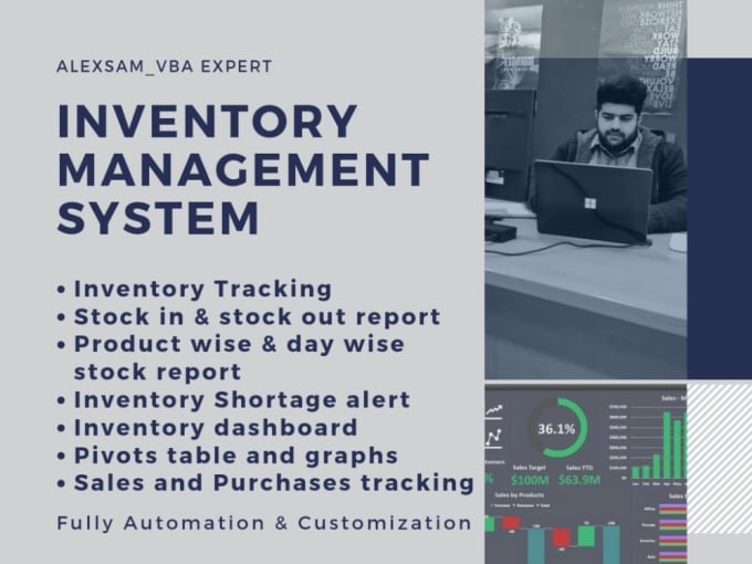 Gig Preview - Design excel based inventory management system and excel dashboard