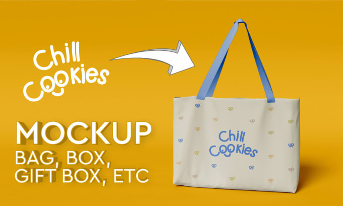 Gig Preview - Create mockup bag, box, gift box, etc