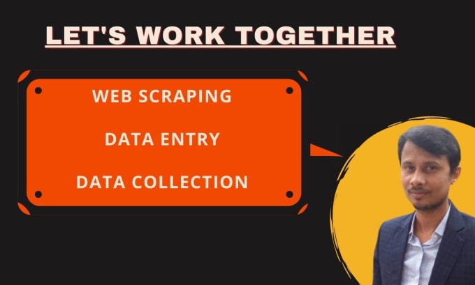 Gig Preview - Do web scraping data entry data collection