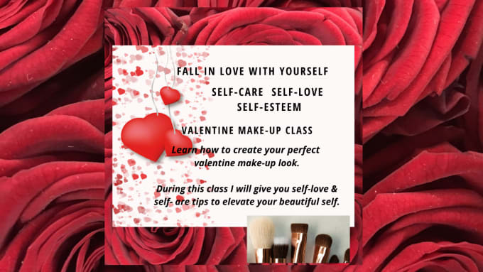 Gig Preview - Online valentine makeup class selflove selfcare