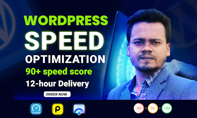 Gig Preview - Do wordpress speed optimization and improve site load time