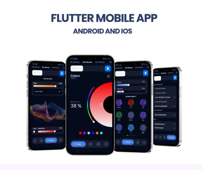 Gig Preview - Flutter expert cross platform developer mobile web desktop iot apps