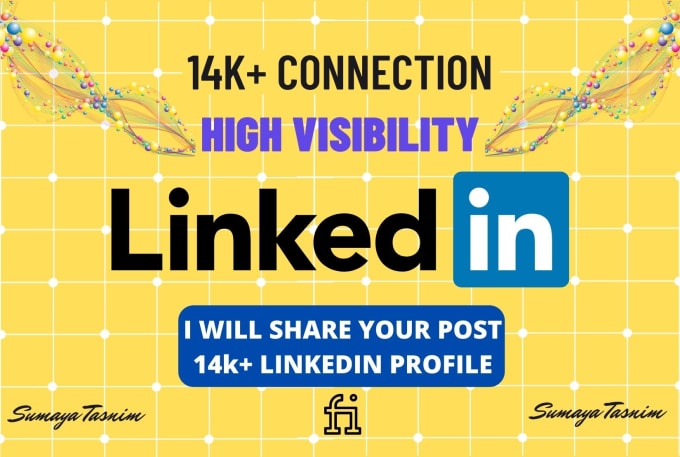 Gig Preview - Share your post linkedin profile with more than 14k connections