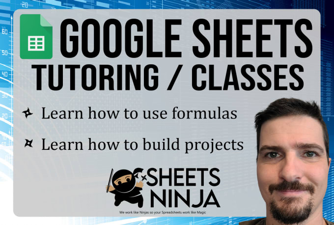 Gig Preview - Help you learn google sheets