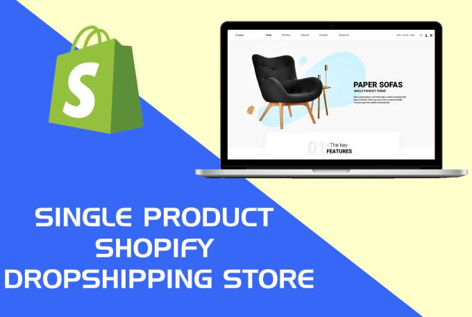 Gig Preview - Build single product  shopify dropshipping store