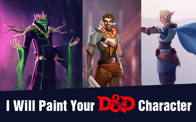 Gig Preview - Paint your dnd character