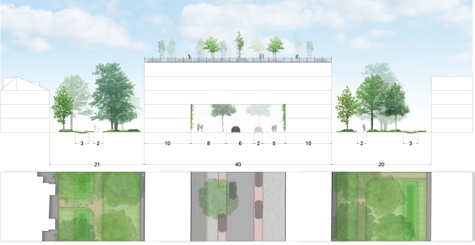 Gig Preview - Make 2d landscape and urban sections and designs