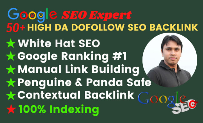 Gig Preview - Do high da dofollow SEO backlinks, white hat link building