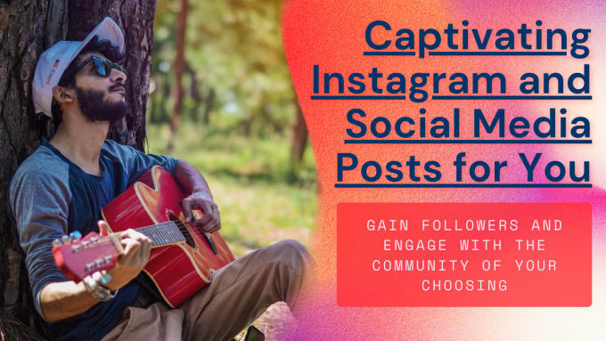 Gig Preview - Write engaging instagram captions for your posts