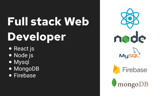 Gig Preview - Be your full stack web developer using react js and node js