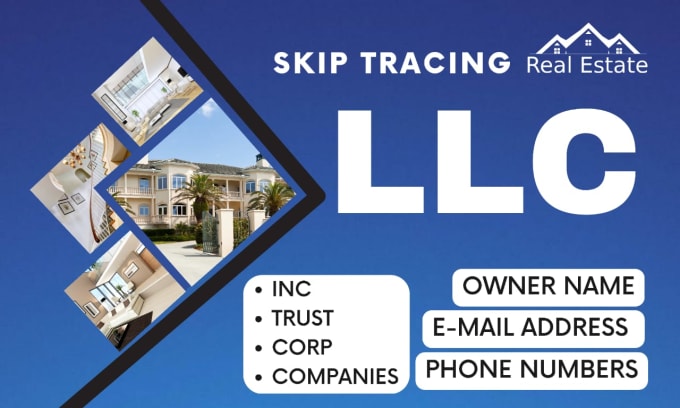 Gig Preview - Do llc skip tracing and real estate skip tracing by tloxp