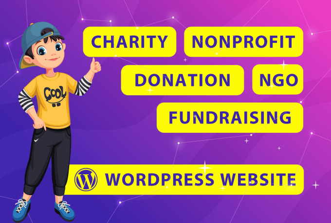 Gig Preview - Build your nonprofit website for charity, donations, fundraising and ngo