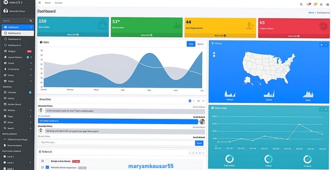 Gig Preview - Develop php web admin dashboard, portal, or panel