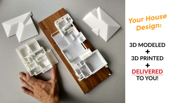 Bestseller - 3d model, 3d print, and post your house design