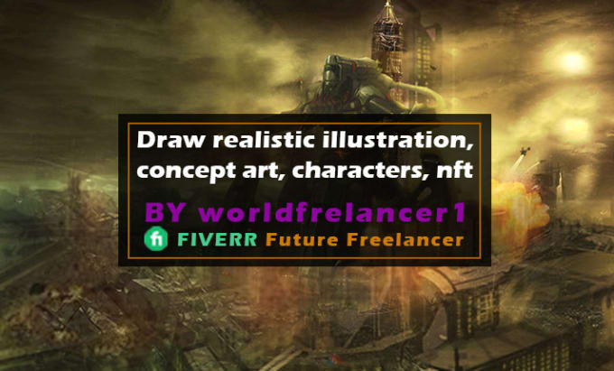 Gig Preview - Draw realistic illustration, concept art, character design