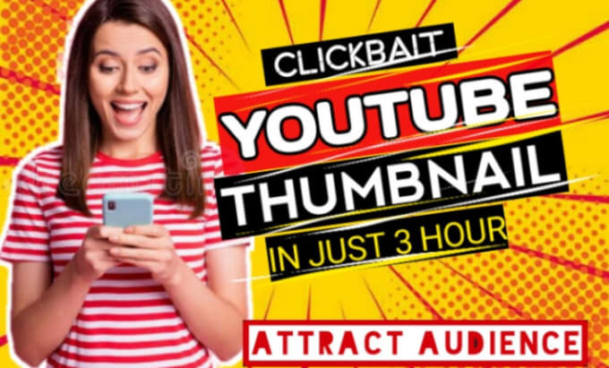 Gig Preview - Design amazing and attractive youtube thumbnail in 1 day