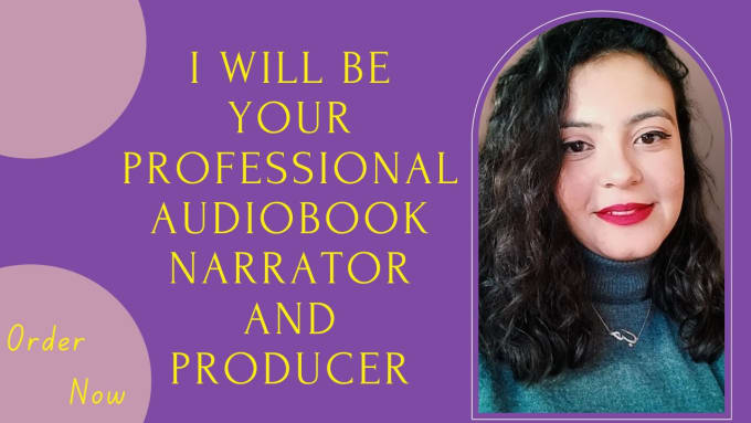 Gig Preview - Be your professional audiobook narrator and producer