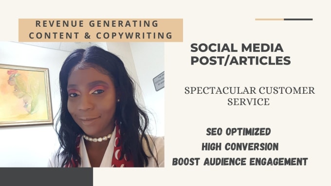 Gig Preview - Create social media content and copywriting