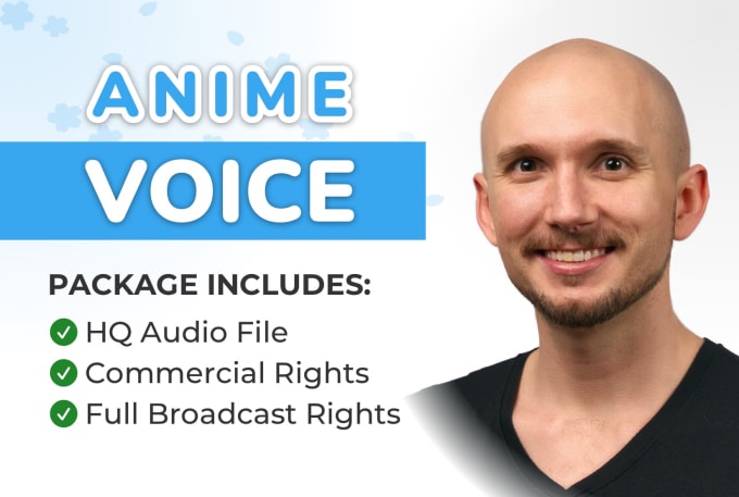 Gig Preview - Voice your male anime character