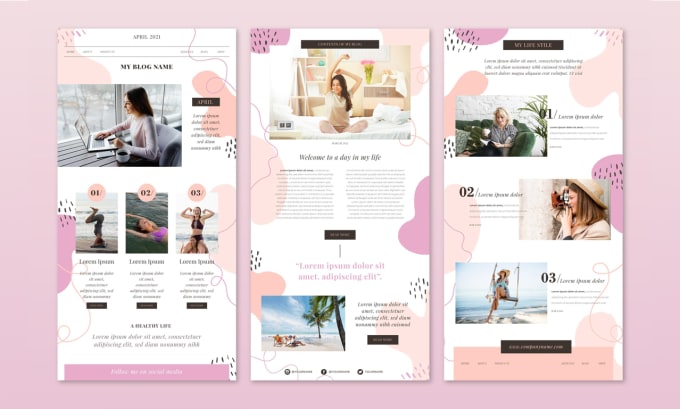 Gig Preview - Do mailchimp, klaviyo email newsletter template