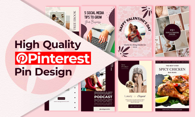 Gig Preview - Design branded and professional pinterest pins and graphics