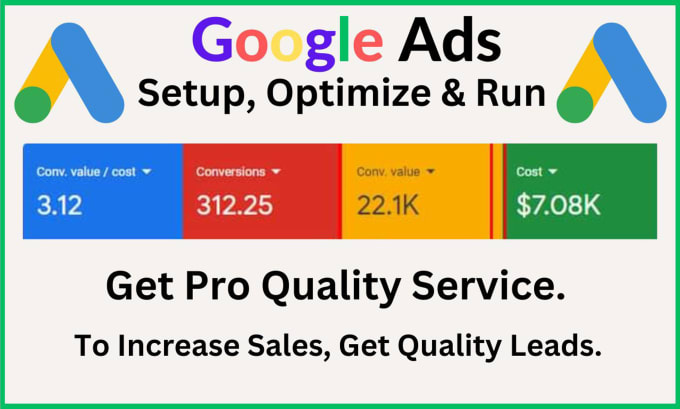 Gig Preview - Setup and manage profitable google ads adwords PPC campaign