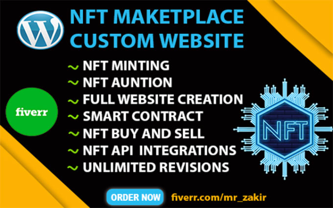 Gig Preview - Do nft website, nft marketplace, nft landing page on wordpress