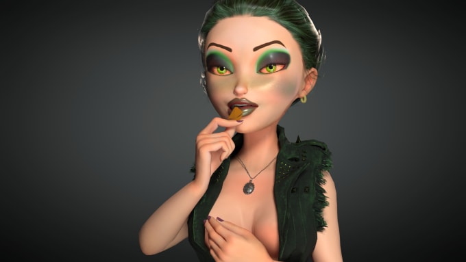 Gig Preview - Create 3d rigged characters for your game videos and films