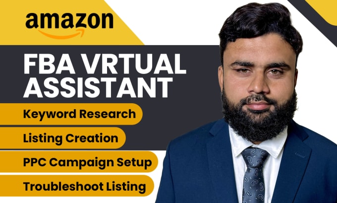 Gig Preview - Be your amazon seller central fba virtual assistant expert PPC VA