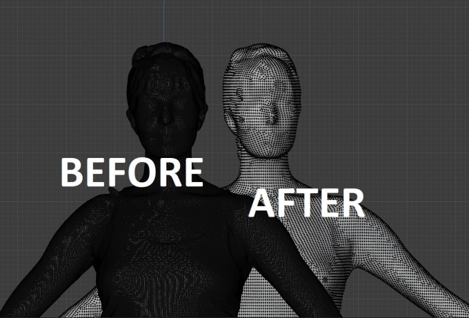 Gig Preview - Repair your model from 3d scan and clean mesh