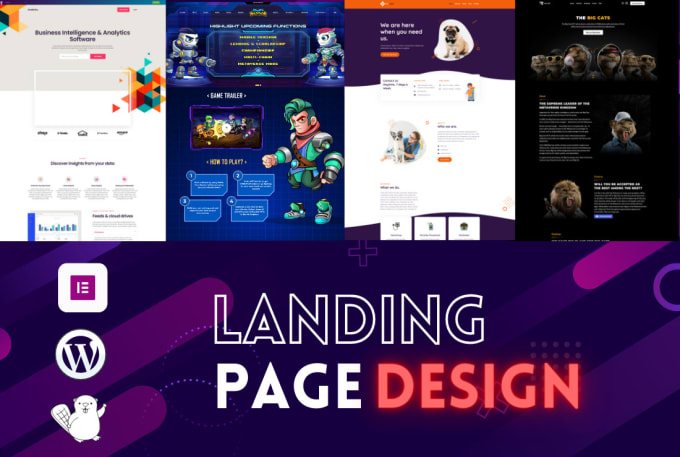 Gig Preview - Create a high converting landing page design